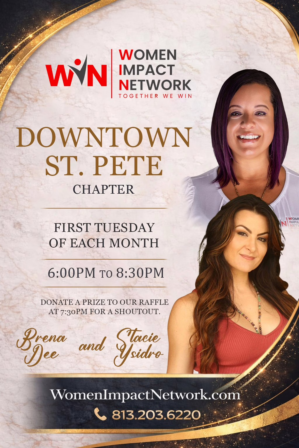 Brena and Stacie Social Flyer